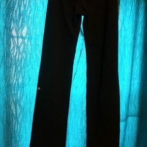 Black lululemon flare leggings